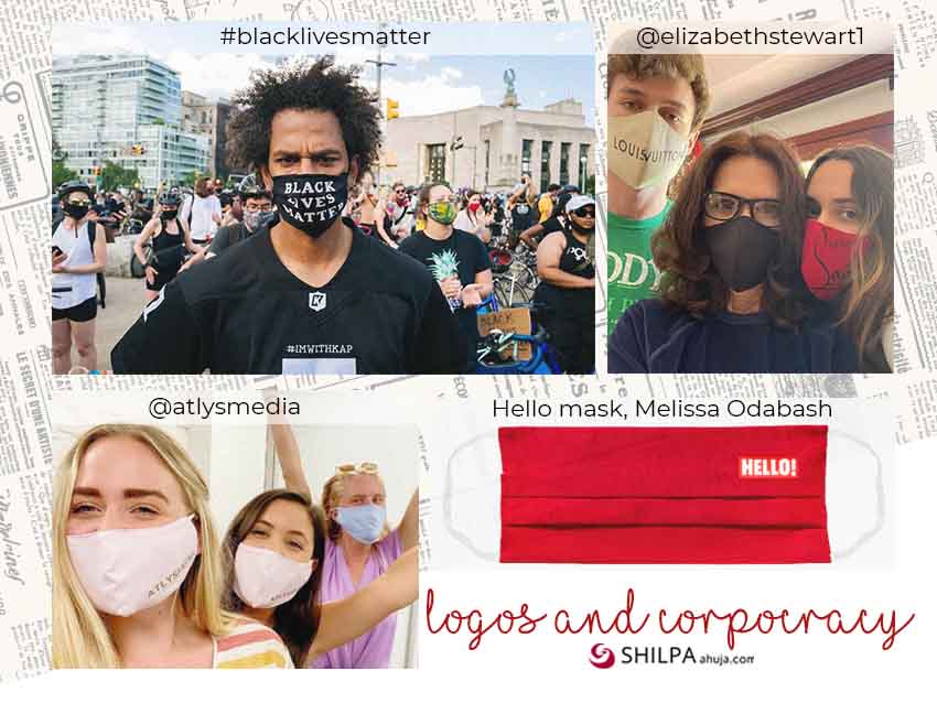 logo campaign captions latest mask trends 2020