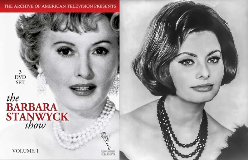 1960s-pearls barbara stanwyck sophia-lauren style trends sixties