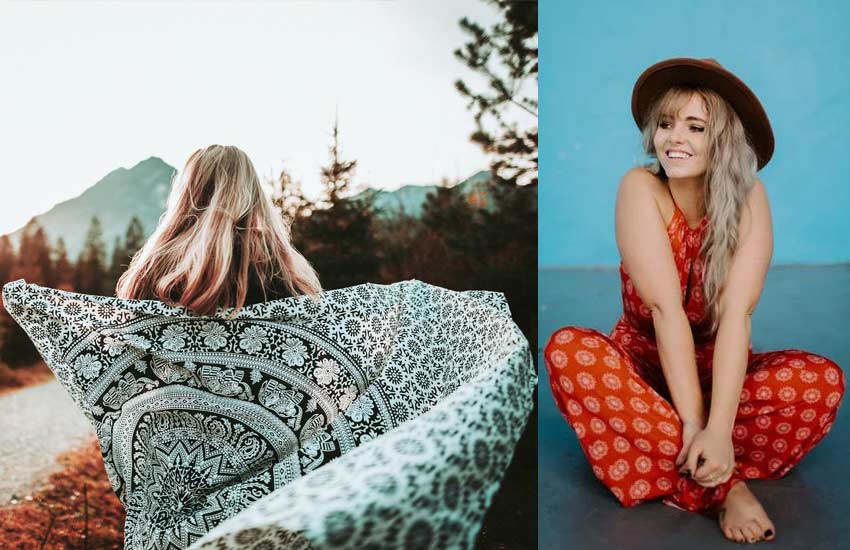 70s hippie fashion trends clothing neutral tones pants dresses