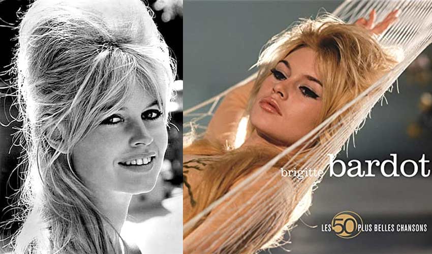bridgette-bardot-1960s-bouffant-beehive-look-makeup