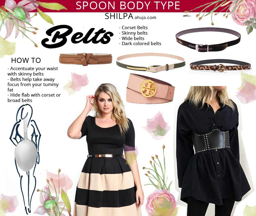 spoon body shape belts