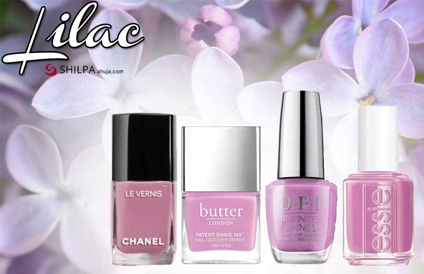 summer nail colors 2021-lilac