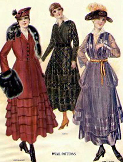 post war relaxation of stiff women's fashion
