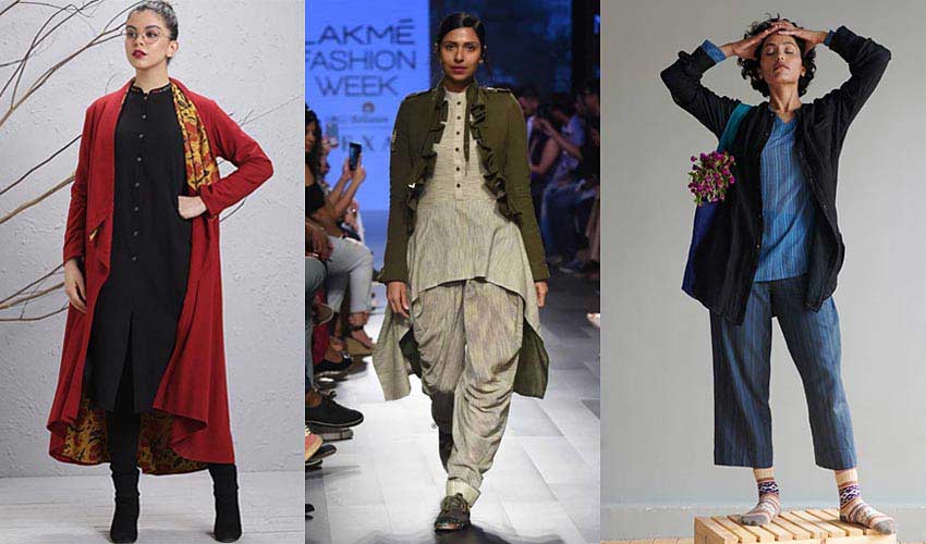 latest-kurta-trend-kurta-with-jacket-Anju-Modi-Sayantan-Sarkar-Indigene