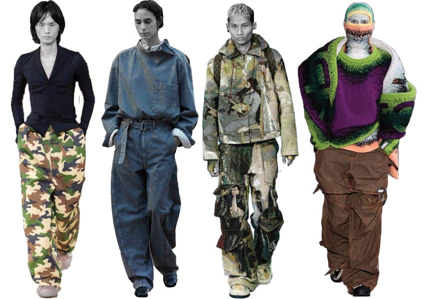 men's fashion trends baggy cargo pants