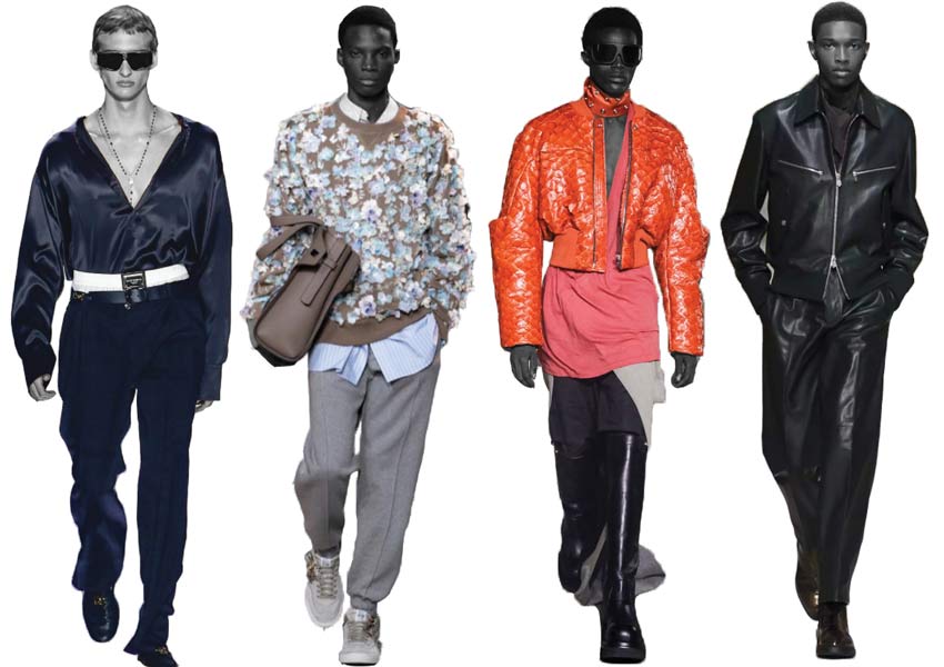 men's fashion trends Texture play