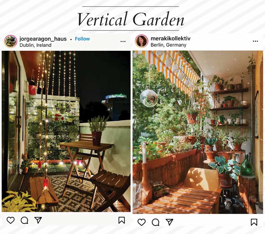 vertical garden balcony décor ideas