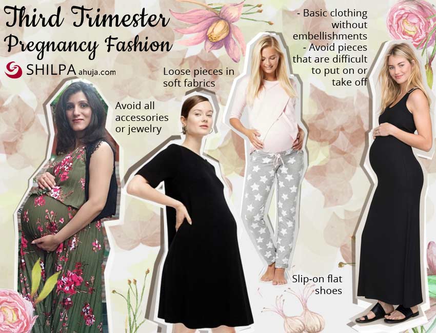Outfits wear Third Trimester Pregnancy Fashion Ideas