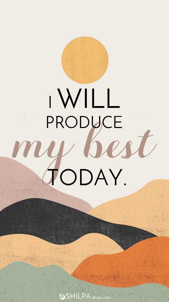 affirmations for productivity