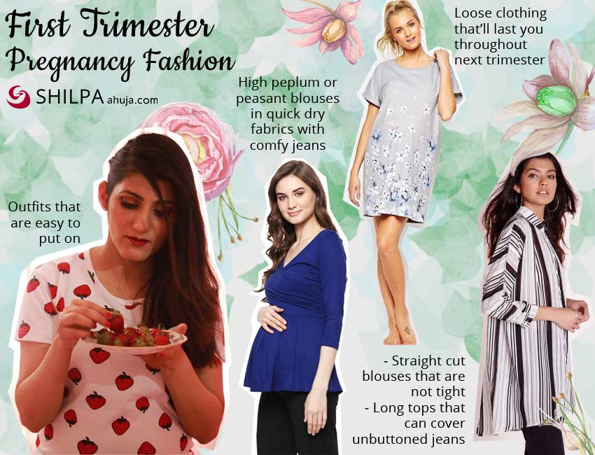 fashion wear First Trimester Pregnancy Fashion Ideas