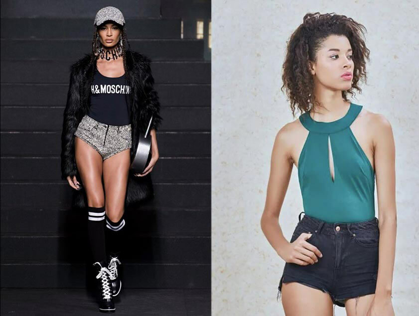Cute-ways-to-wear-shorts-with-bodysuit