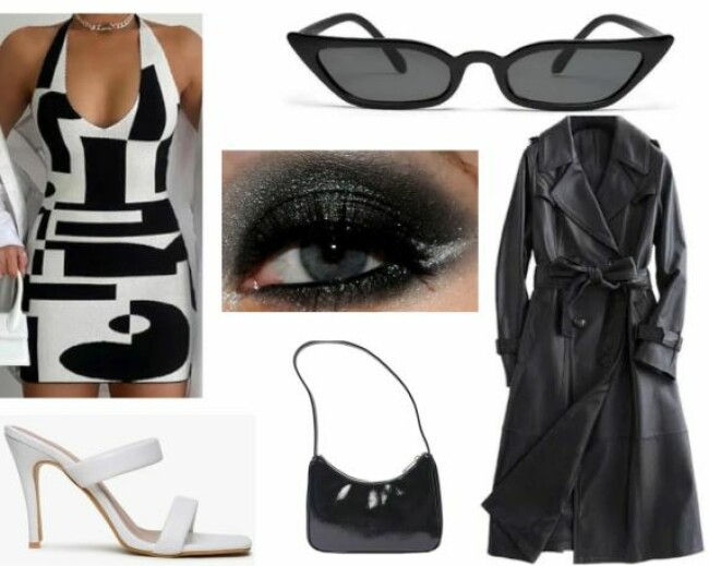 Black and White Color Blocking Fashion Outfits