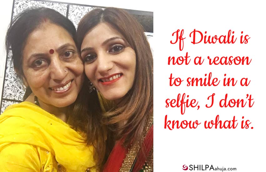 Diwali Caption for Selfie family quotes wishes