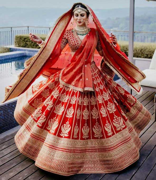 Wedding Lehenga - Designer Wedding Lehenga Choli for Bride