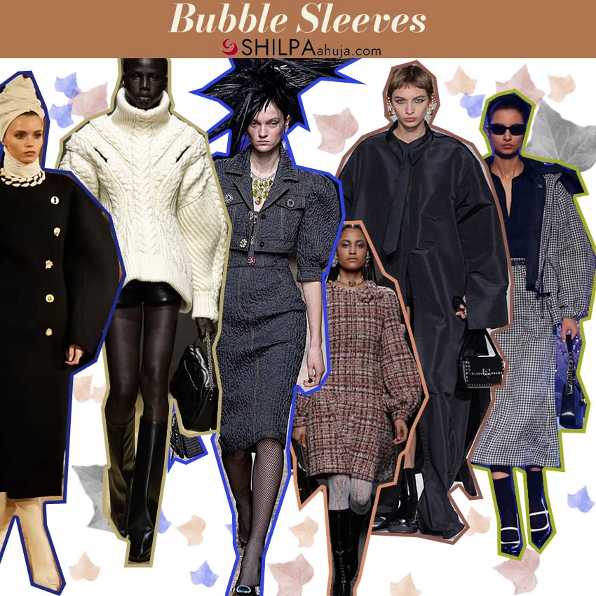 bubble-sleeves fall winter 2023 fashion trends