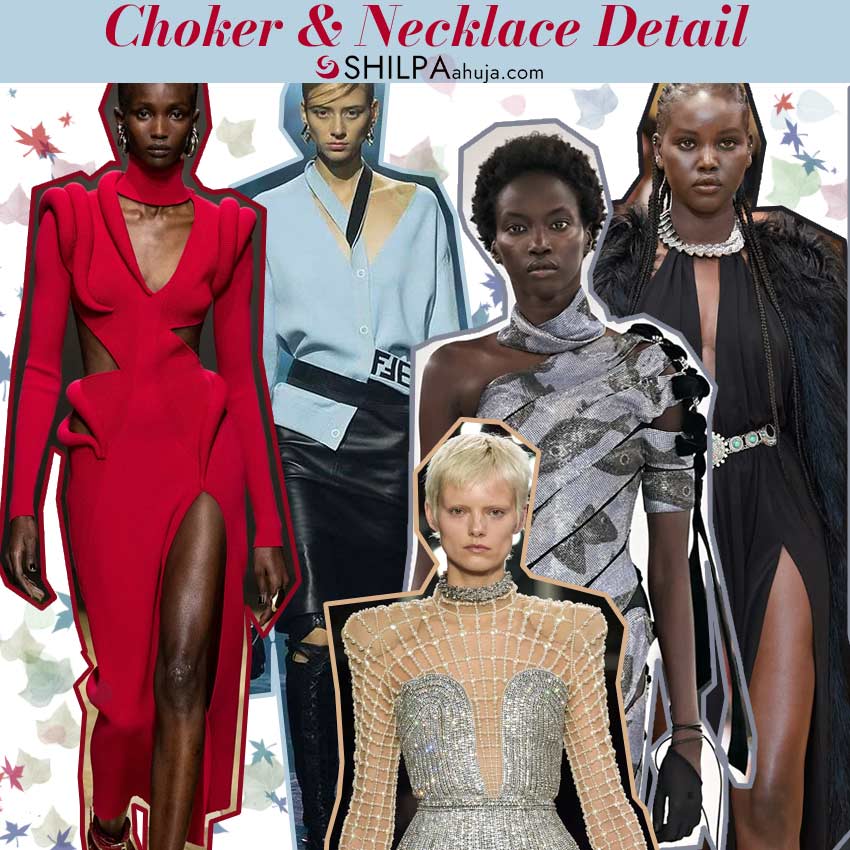 necklace-choker-neckline fall 2023 fashion styles