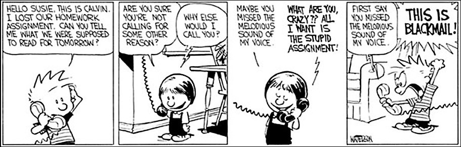 calvin and hobbes - in love with suzy love signs 4