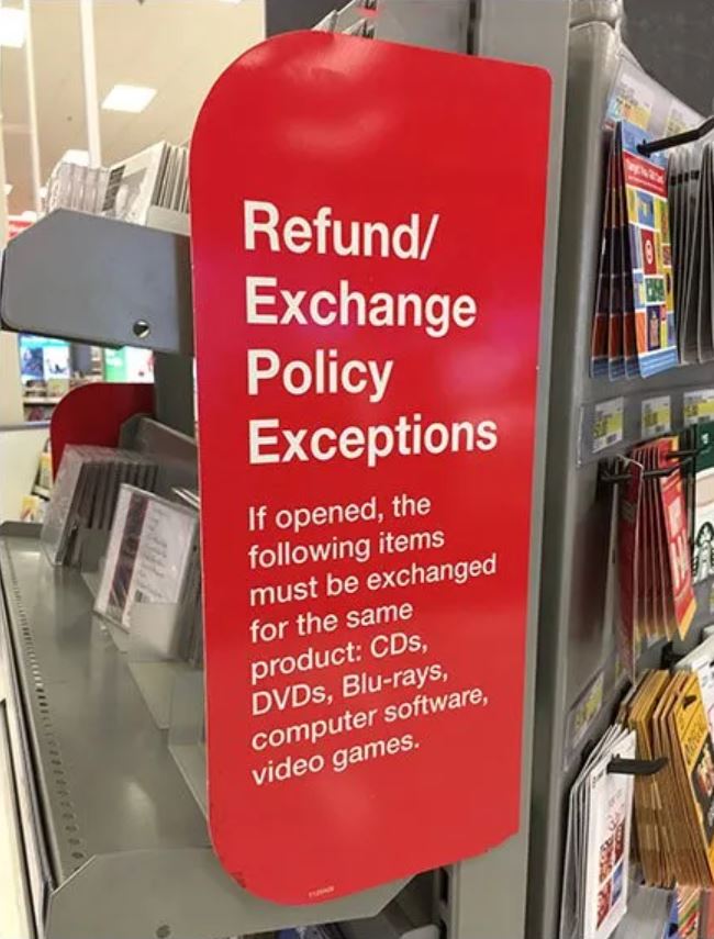 visual merchandising store return policy
