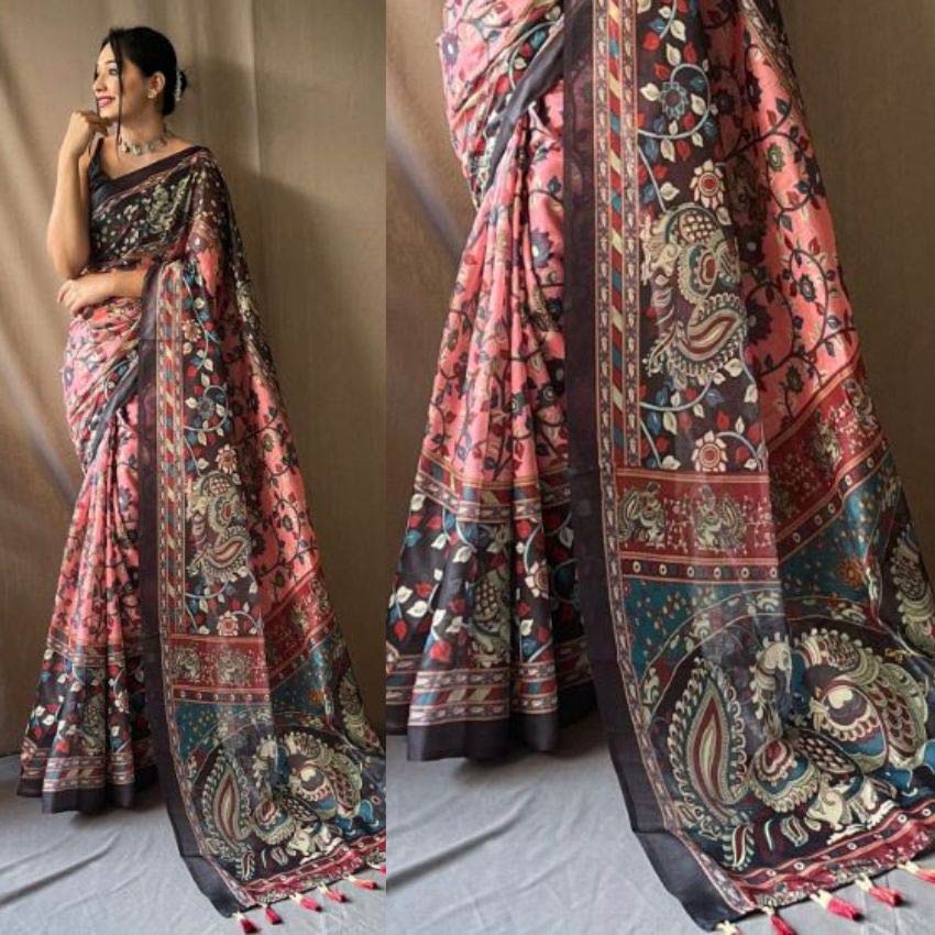 19-different-types-of-sarees-indian-fashion-ethnic-wear-kalamkari