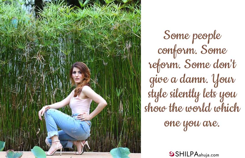 Quotes on Style and Attitude instagram caption