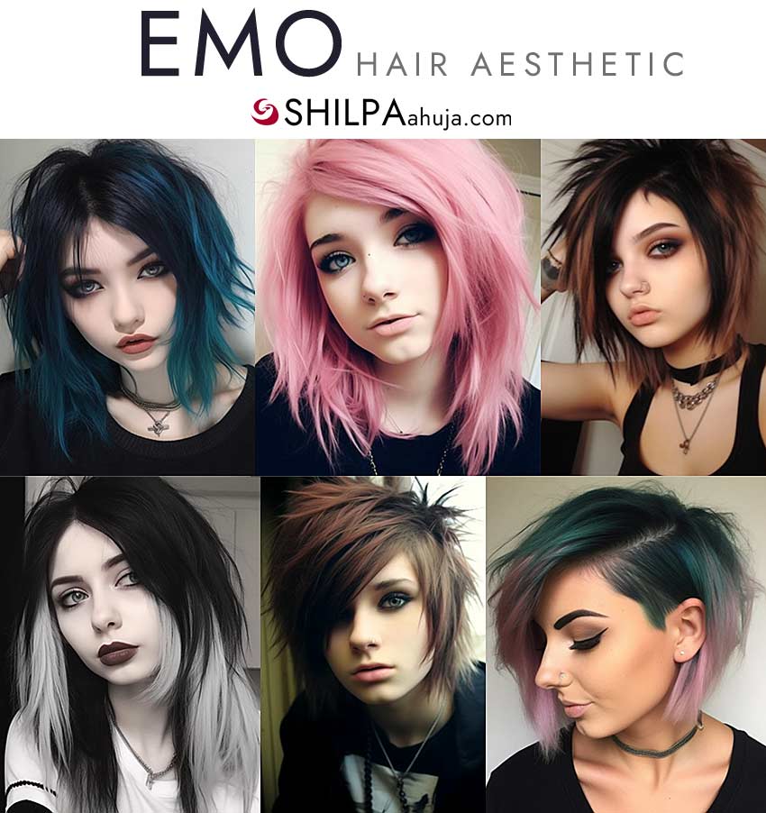 Emo 2023 Hair Aesthetic Hairstyle Haircuts 