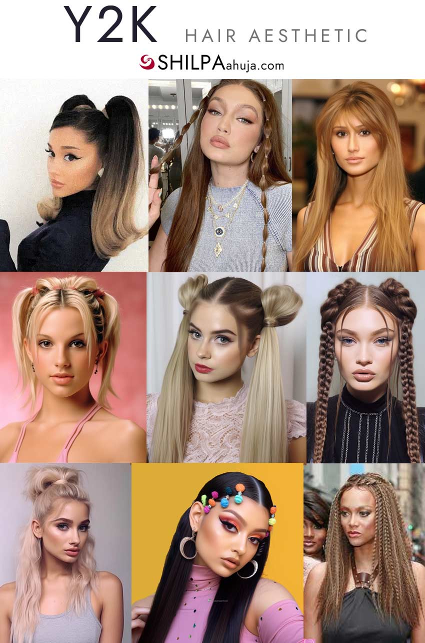 traditional female hairstyles, various colors, random | Stable Diffusion